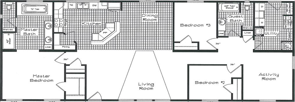 Pinehurst 2506-thm floor plan home features