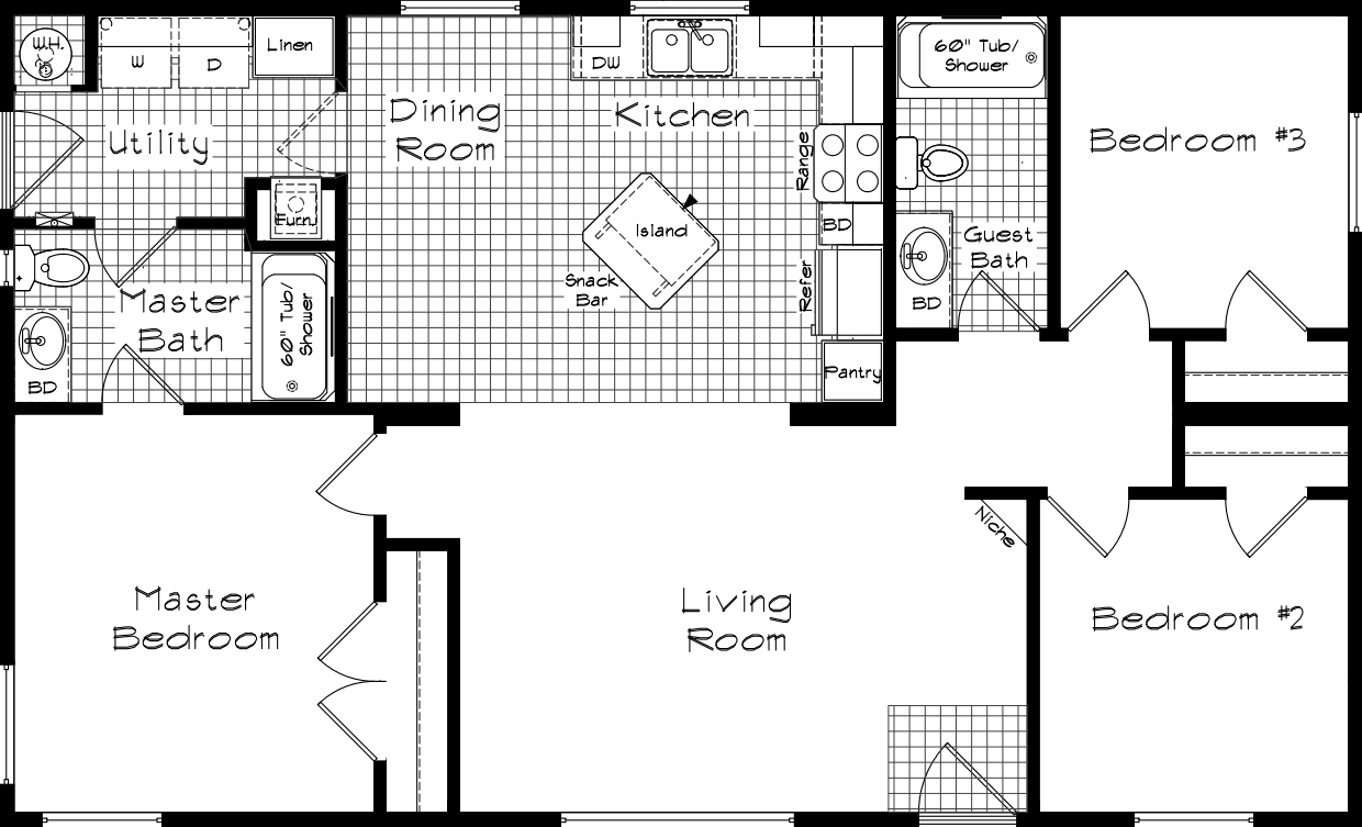 Cedar canyon 2072 floor plan home features