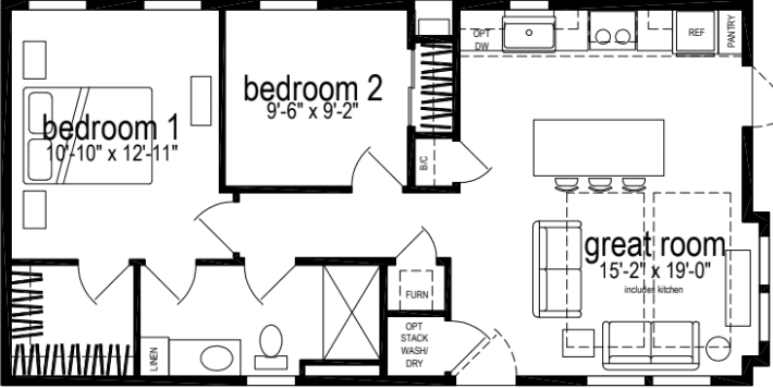 Gs adu 9600n floor plan home features