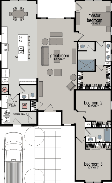 The wellesley hero, elevation, and exterior home features