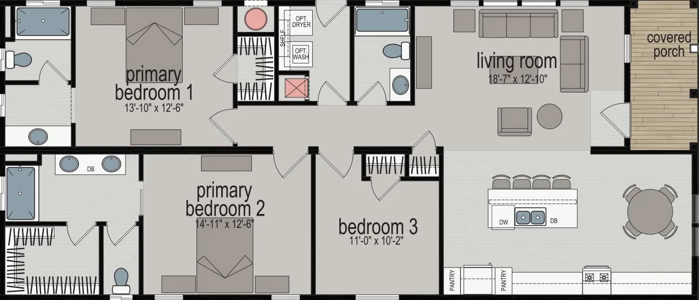San rafael bay floor plan home features