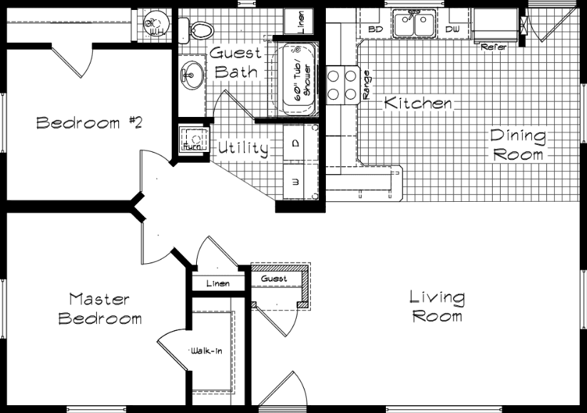 Cedar canyon 2001 floor plan home features