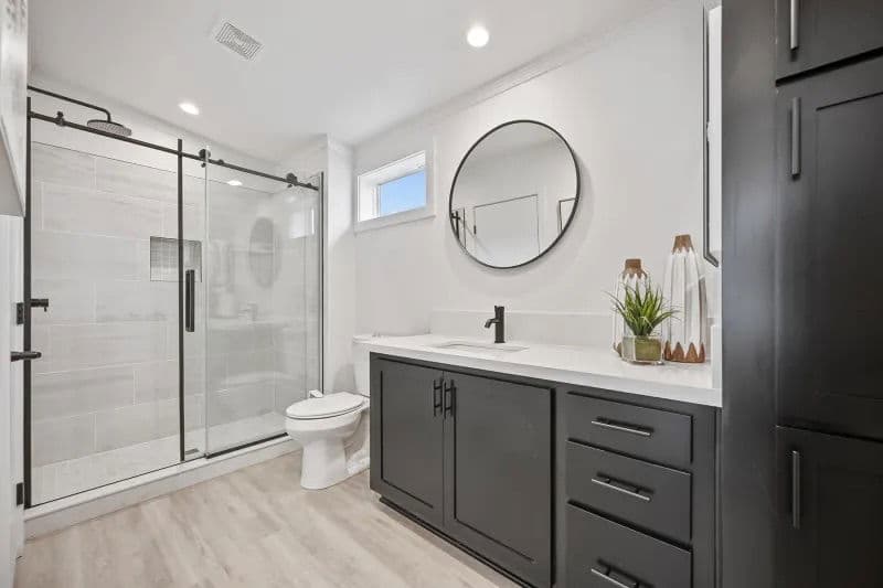 Crystal cove bathroom home features