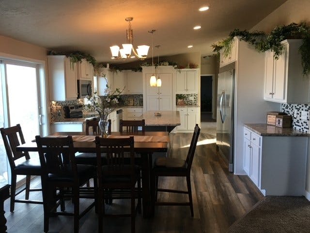 Cedar canyon kitchen and interior home features