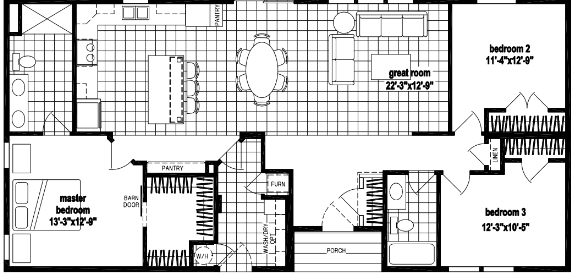 Gs 9905v floor plan home features