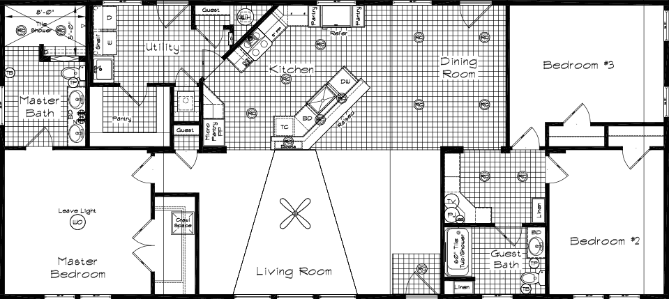 Cedar canyon 2083-v2 floor plan home features