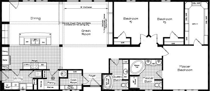 Grand manor 6009 floor plan cropped and hero home features